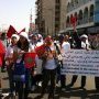 Marche d'ouverture du Forum social mondial 2011 à Dakar