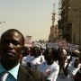 Marche d'ouverture du Forum social mondial 2011 à Dakar